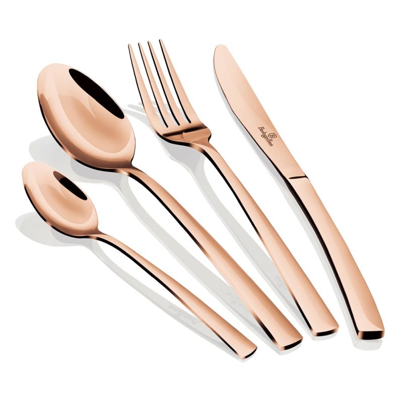 BERLINGERHAUS Sada príborov 16 ks nerez mirror Rosegold Metallic Line BH-2638