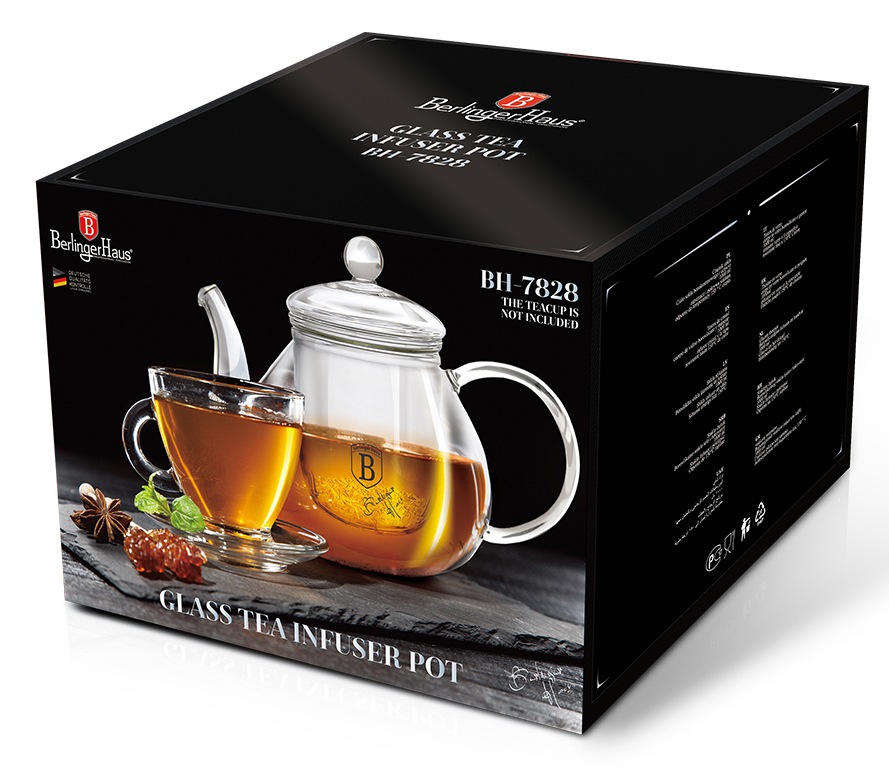 BERLINGERHAUS Kanvica na čaj so sitkom 1 l termosklo BH-7828