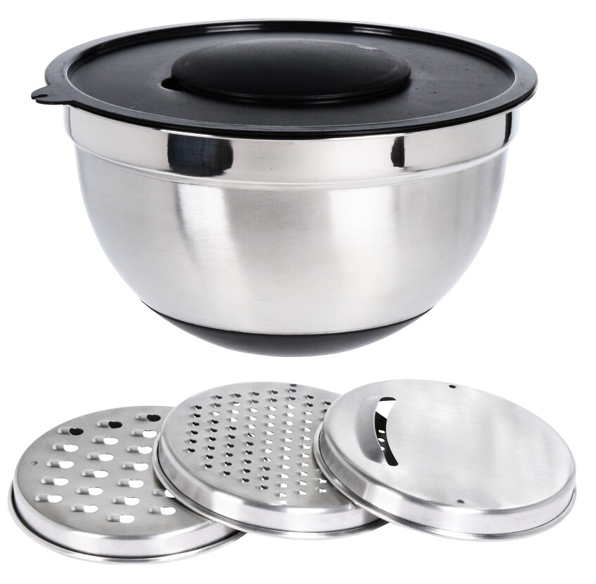 EXCELLENT HOUSEWARE Mísa mixovací se struhadlem na zeleninu sada 4 ks KO-A12405340