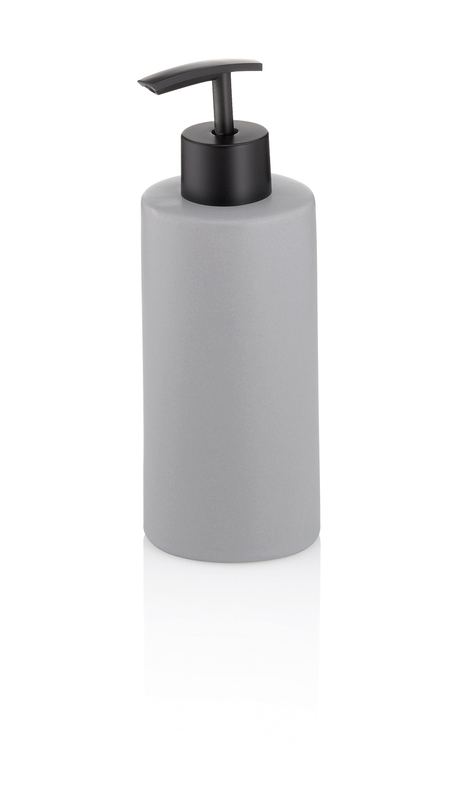 KELA Dávkovač mydla Matsi keramika svetlo šedá 300 ml KL-23711
