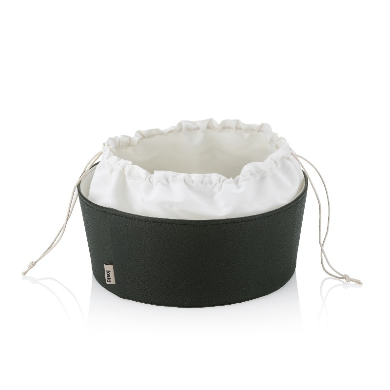 KELA Košík na chleba Grana PU kůže černá 11,0cm 19,0cm KL-12547 - thumb (8)