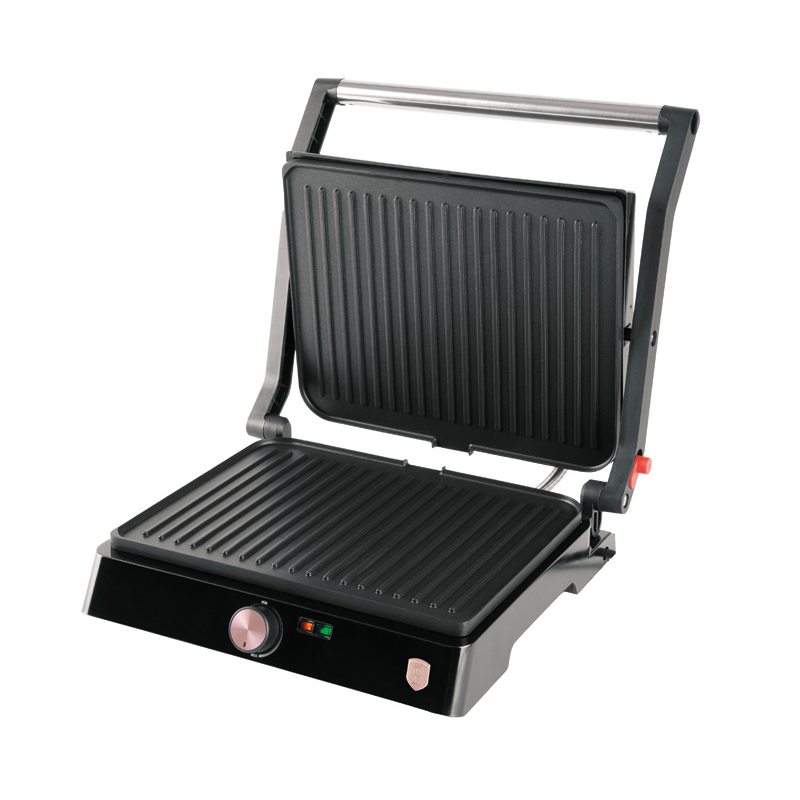 BERLINGERHAUS Elektrický kontaktní gril s nepřilnavým povrchem Black Rose Collection BH-9492
