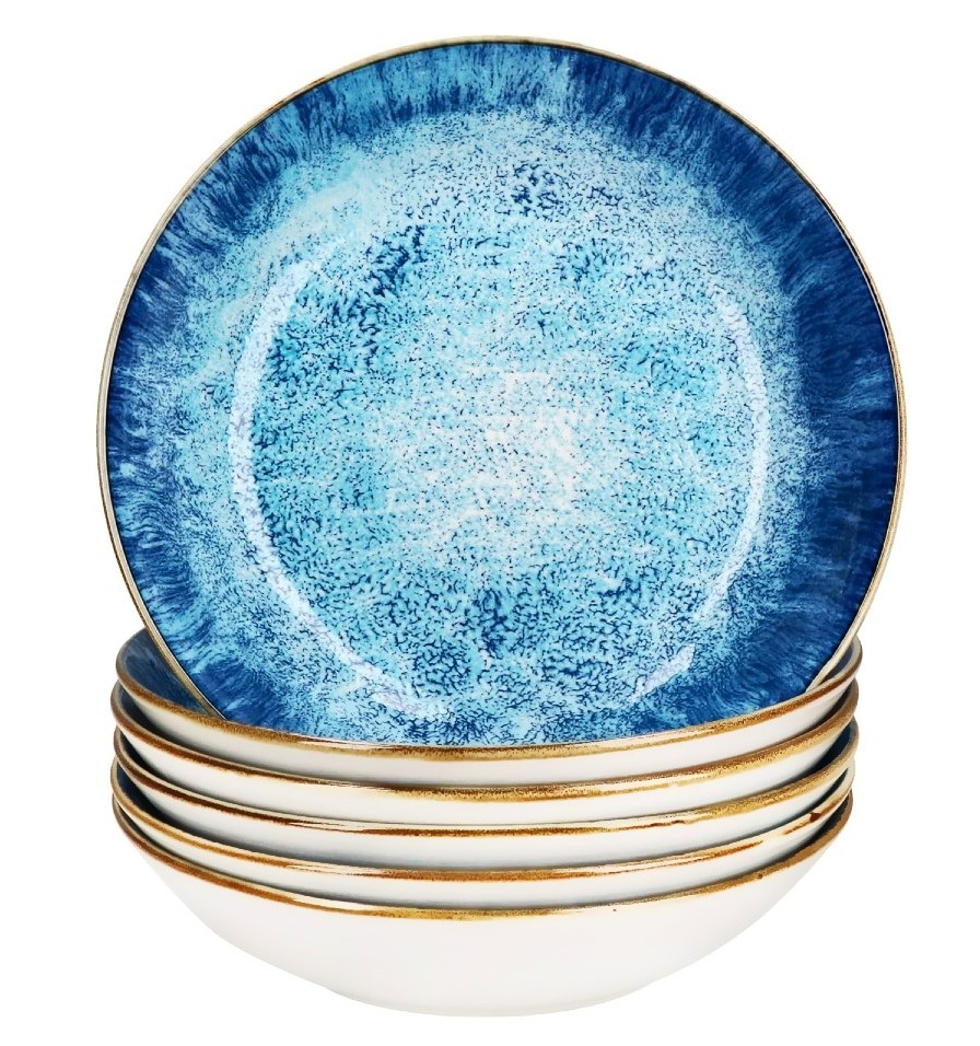 HIT Talíř na polévku hluboký sada 6 ks porcelán 20 cm OCEAN HT-24324286 - thumb (8)
