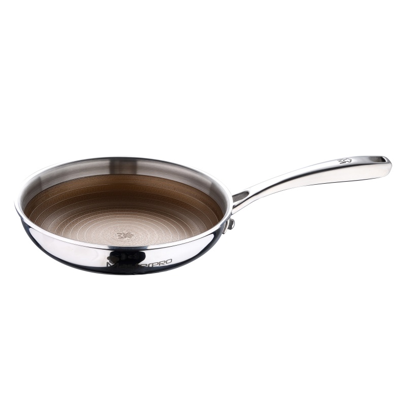MASTERPRO Pánev s nepřilnavým povrchem GIRO 20 cm nerez BGMP-2114 - thumb (1)