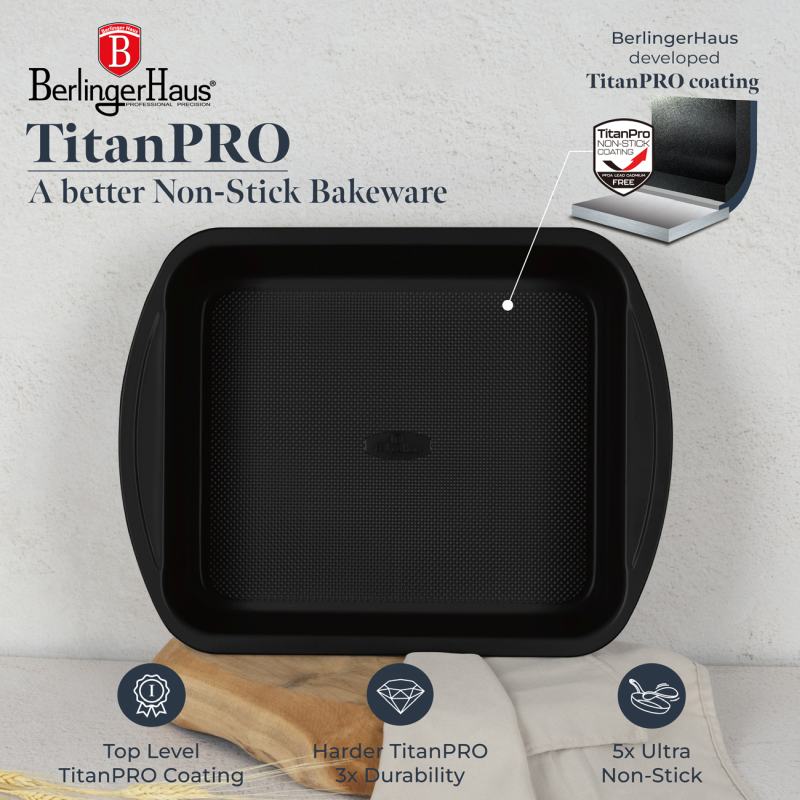 BERLINGERHAUS Plech na pečení s titanovým povrchem Deep Sea Collection BH-8698