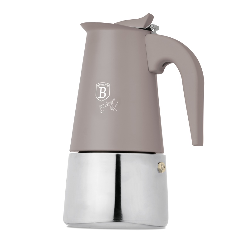 BERLINGERHAUS Kávovar 6 šálků indukční Taupe Collection BH-8910