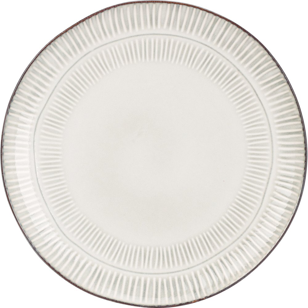 SIAKI Talíř mělký sada 6 ks 27 cm šedá kamenina KO-Q97001530