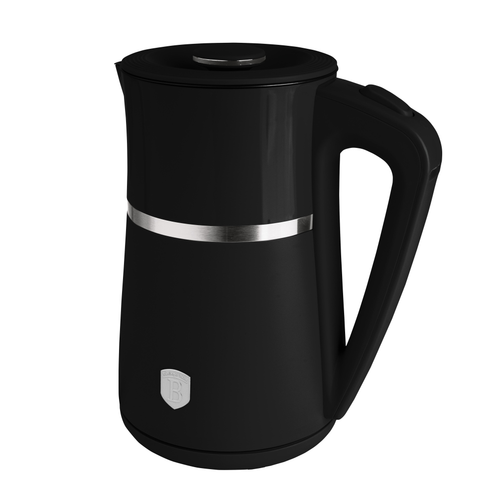 BERLINGERHAUS Rychlovarná konvice s dvojitou stěnou 1,7 l Matte Black Collection BH-9849