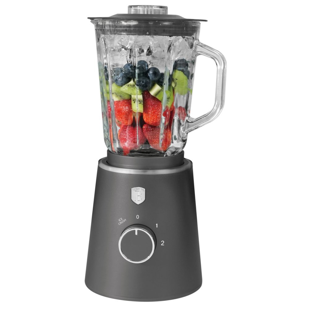 BERLINGERHAUS Stolní mixér 1000 W se skleněnou nádobou 1,5 l Antracit Collection BH-9820