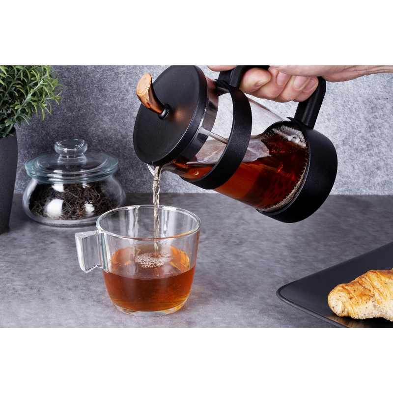 BERLINGERHAUS Kanvica na čaj a kávu French Press 1000 ml Black Rose Collection BH-7616