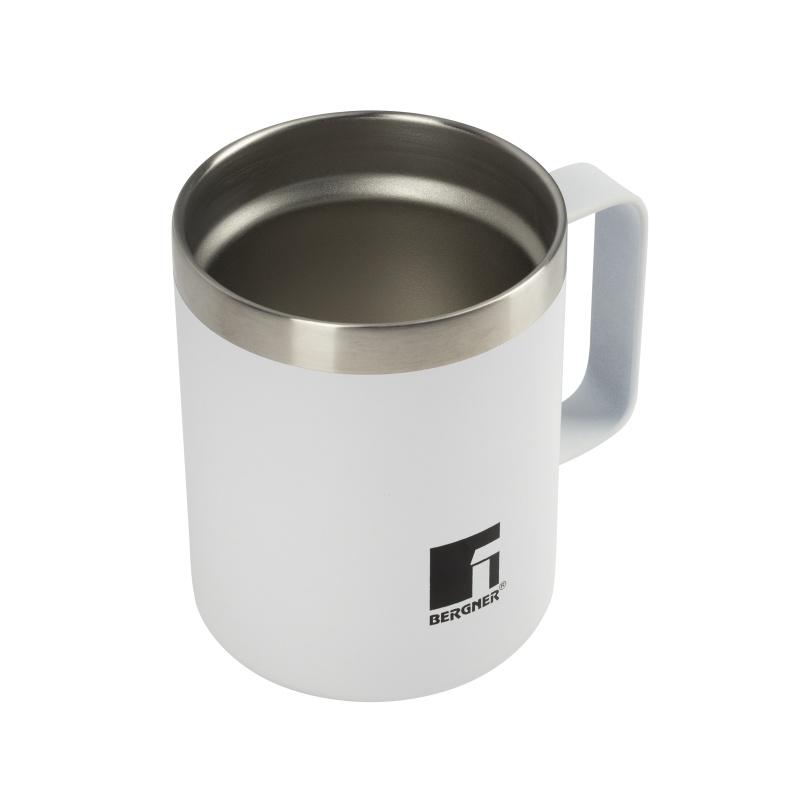 Bergner Termohrnek 350 ml nerez bílá BG-37788-WH