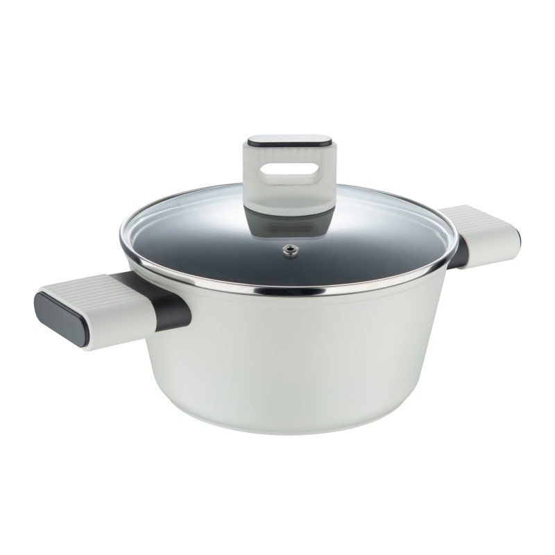 Product detail of BERGNER Hrnec s poklicí s nepřilnavým povrchem LINES 24 cm BG-56092-GY