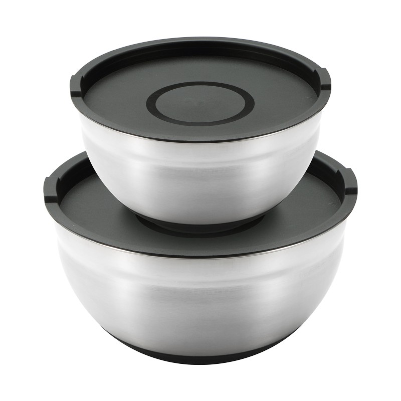MASTERPRO Sada misek s víkem FOODIES 2 ks nerez BGMP-1553 - thumb (2)