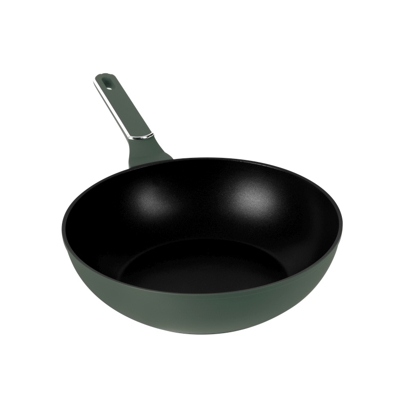 BERLINGERHAUS Pánev hluboká s titanovým povrchem 28 cm Matte Green collection BH-8158