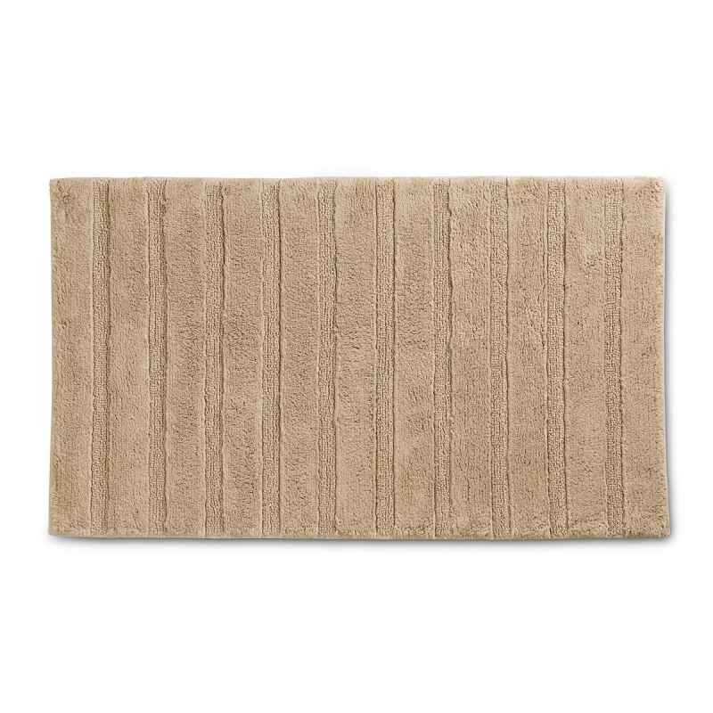 KELA Koupelnová předložka Megan 100% bavlna béžová 100x60x1,6cm KL-24710