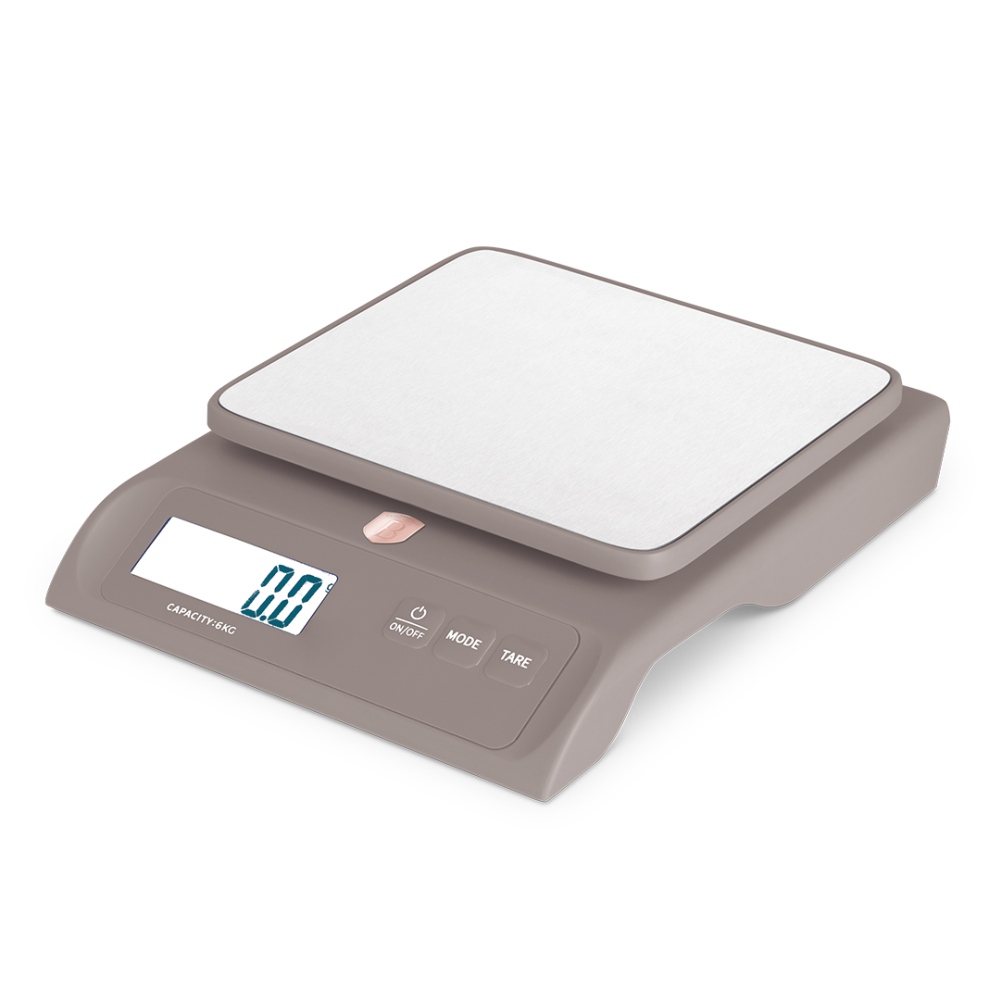 BERLINGERHAUS Kuchyňská váha digitální 6 kg Taupe Collection BH-9916