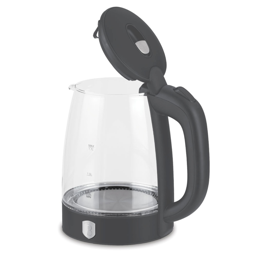 BERLINGERHAUS Rychlovarná konvice skleněná 1,7 L Antracit Collection BH-9815