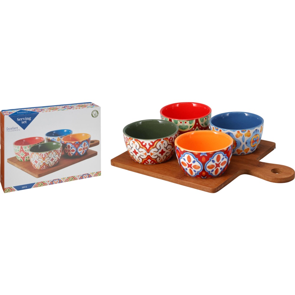 EXCELLENT HOUSEWARE Servírovací sada z kameniny 5 ks KO-210001670