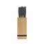Sada nožů se stojanem BAMBOO 6 ks  Antracit Collection
