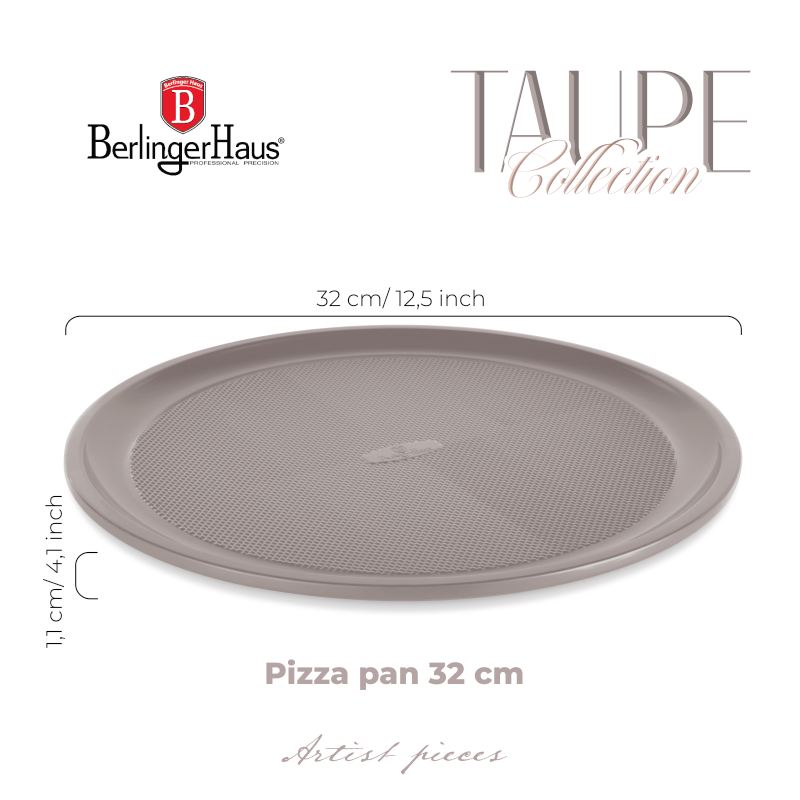 Pánev na pizzu s titanovým povrchem 32 cm Taupe Collection