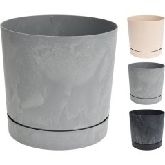 Květináč  23 x 24 cm béžový