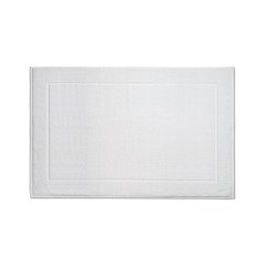 Koupelnová předložka LAVINIA 100% biobavlna bílá 60x100 cm