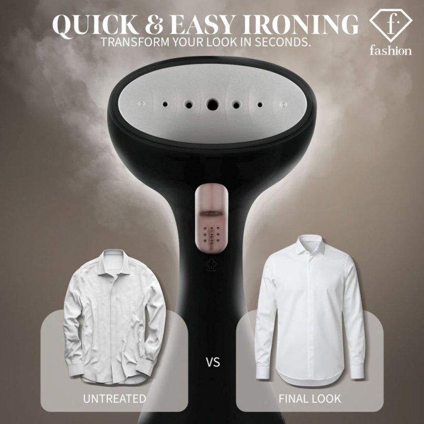 Garment Steamer Collection Negru-rosegold