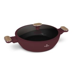 Pánev hluboká s titanovým povrchem a poklicí 28 cm Leonardo Nordic Collection