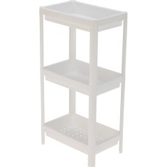 Plastový regál 3patrový 71 cm bílá Plastový regál 3patrový 71 cm bílá