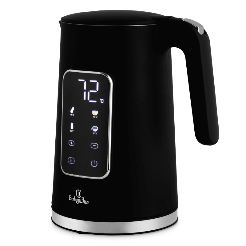 Rychlovarná konvice s regulací teploty digitální 1,7 l Matte Black Collection