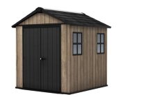 Cabana de grădină Keter Apex 7,5 x 7 Ashwood, cu podea