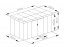Casuta de gradina G21 GRAH 700 - 340 x 206 cm, maro