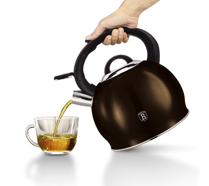 Konvice pískací nerez 3 l Royal Black Collection - design. vada