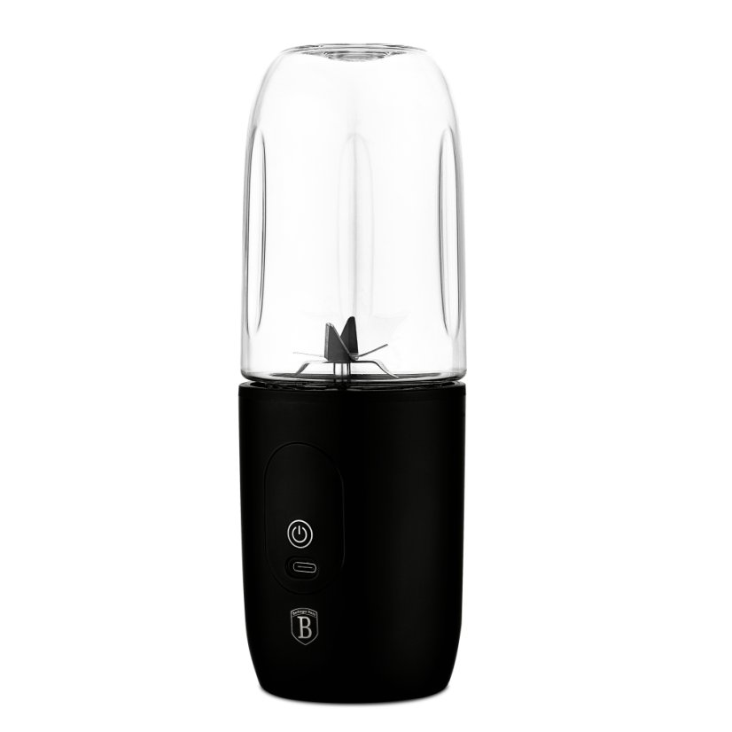 Blender pentru smoothie cu încărcare USB negru
