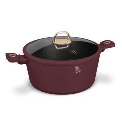 Kastrol s titanovým povrchem a poklicí 30 cm Leonardo Collection