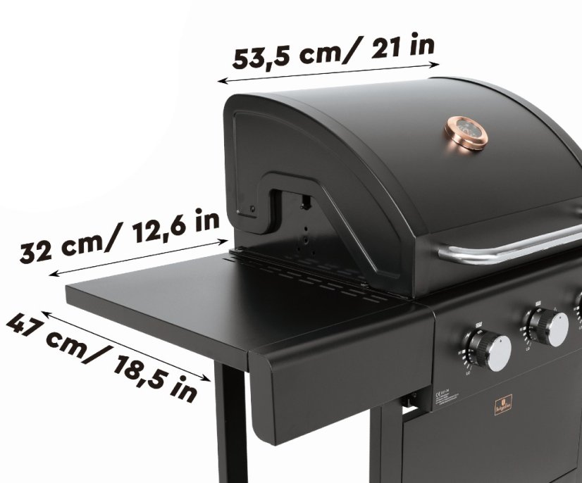 Plynový gril Outdoor 3 hořáky