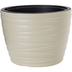Ghiveci de flori diametru 47x înălțime 35 cm crem