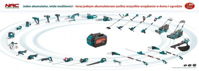 Aspirator frunze NAC VBB-BL-LI-2x20V aparat