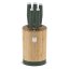 Sada nožů se stojanem BAMBOO 6 ks Matte Green Collection