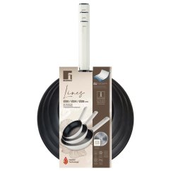 Sada pánví s nepřilnavým povrchem LINES 20, 24, 28 cm Sada pánví s nepřilnavým povrchem LINES 20, 24, 28 cm