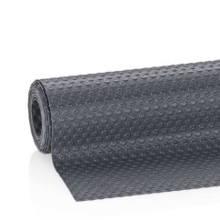 Alfombrilla para cajón Soletta plástico gris oscuro 150,0x50,0cm