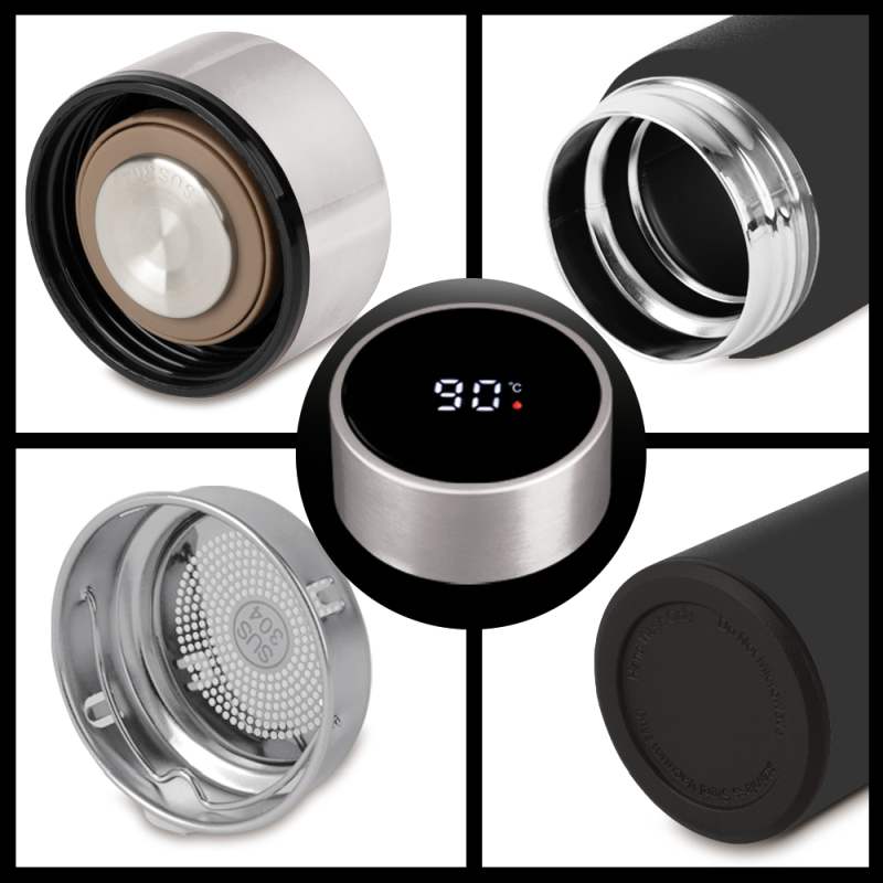 Termoska nerez s LED displejem 500 ml Antracit Collection