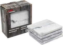 Podtácek mramorový sada 4 ks 10 x 10 cm Podtácek mramorový sada 4 ks 10 x 10 cm