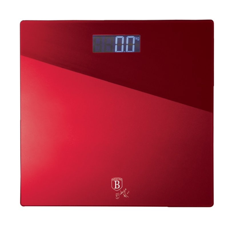 Cantar personal digital 150 kg Burgundy Metallic Line