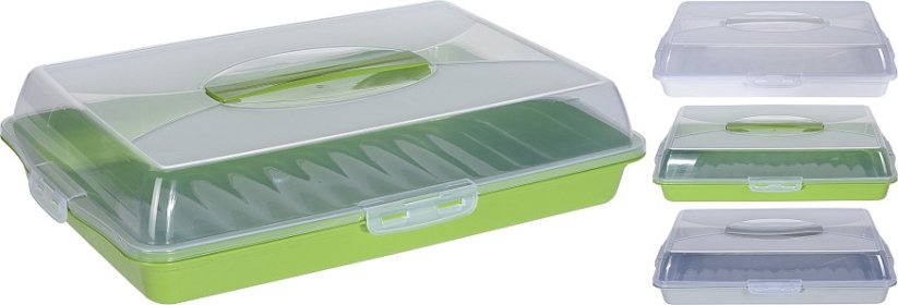 Box na potraviny s vekom prenosný zelená