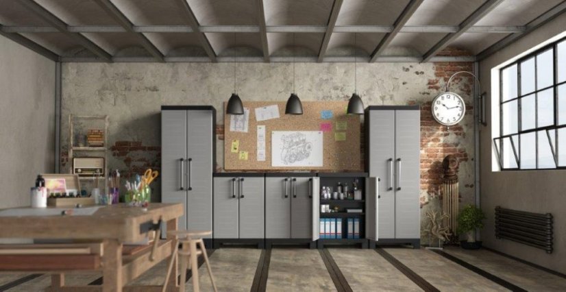 Cabinet Keter Detroit Low gri