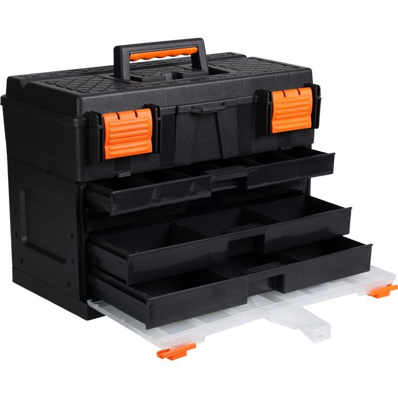 Box na nářadí s organizérem 45 x 26 x 32 cm