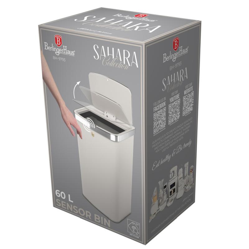 Koš odpadkový se senzorovým otvíráním 60 l Sahara Collection