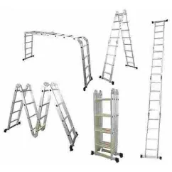 Hliníkové štafle GA-SZ-4x3-3,7 m multifunkčné