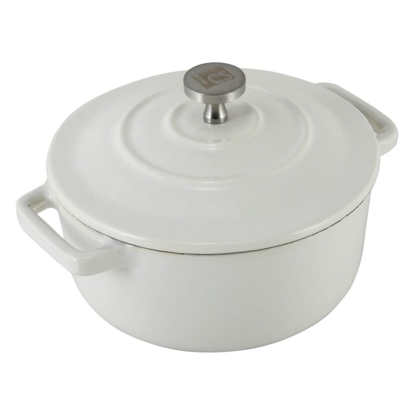 Fuente de hierro fundido Xanten 13 x 10 cm blanca